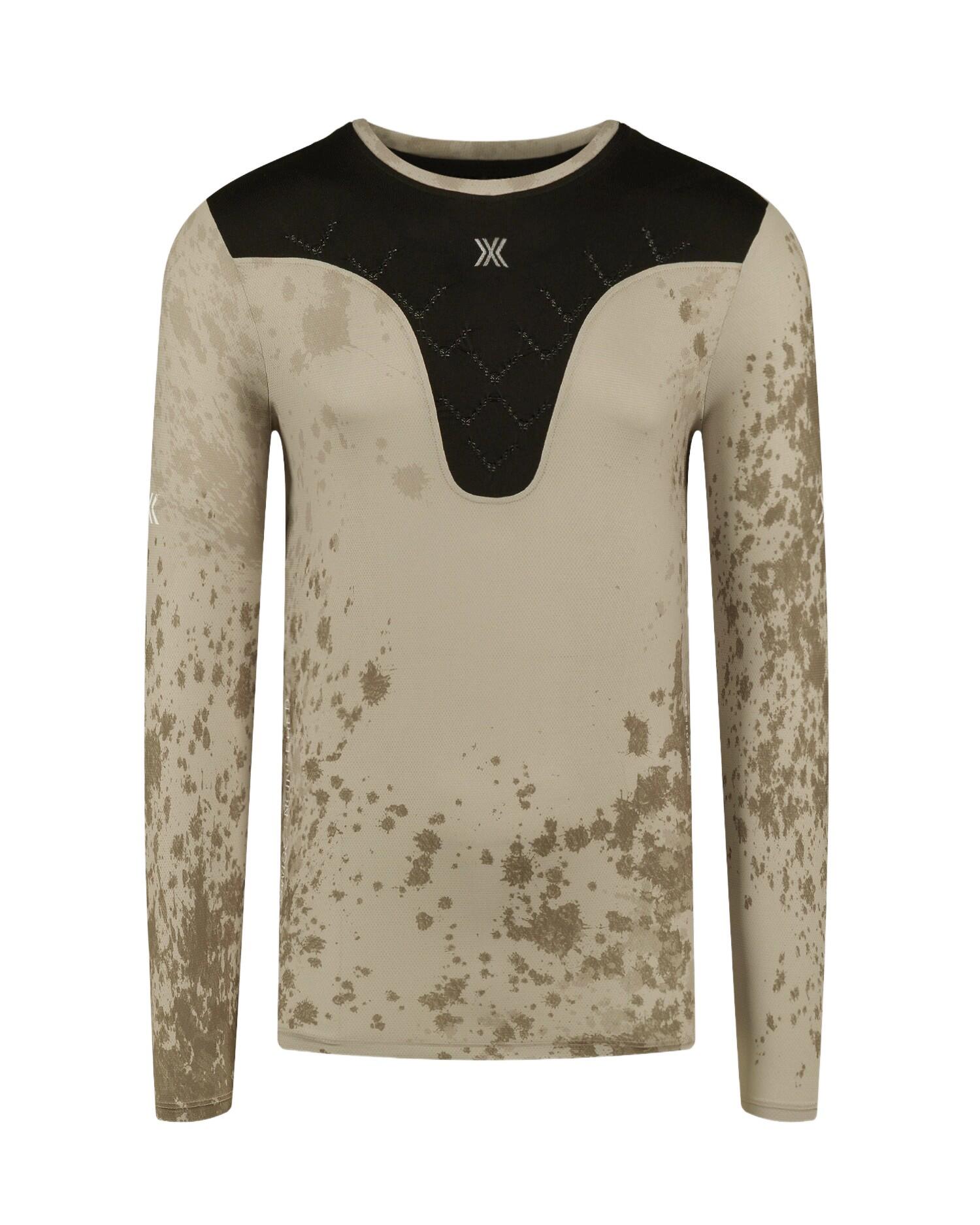 Longsleeve biegowy męski X-Bionic Corefusion Run Shirt LS Beige