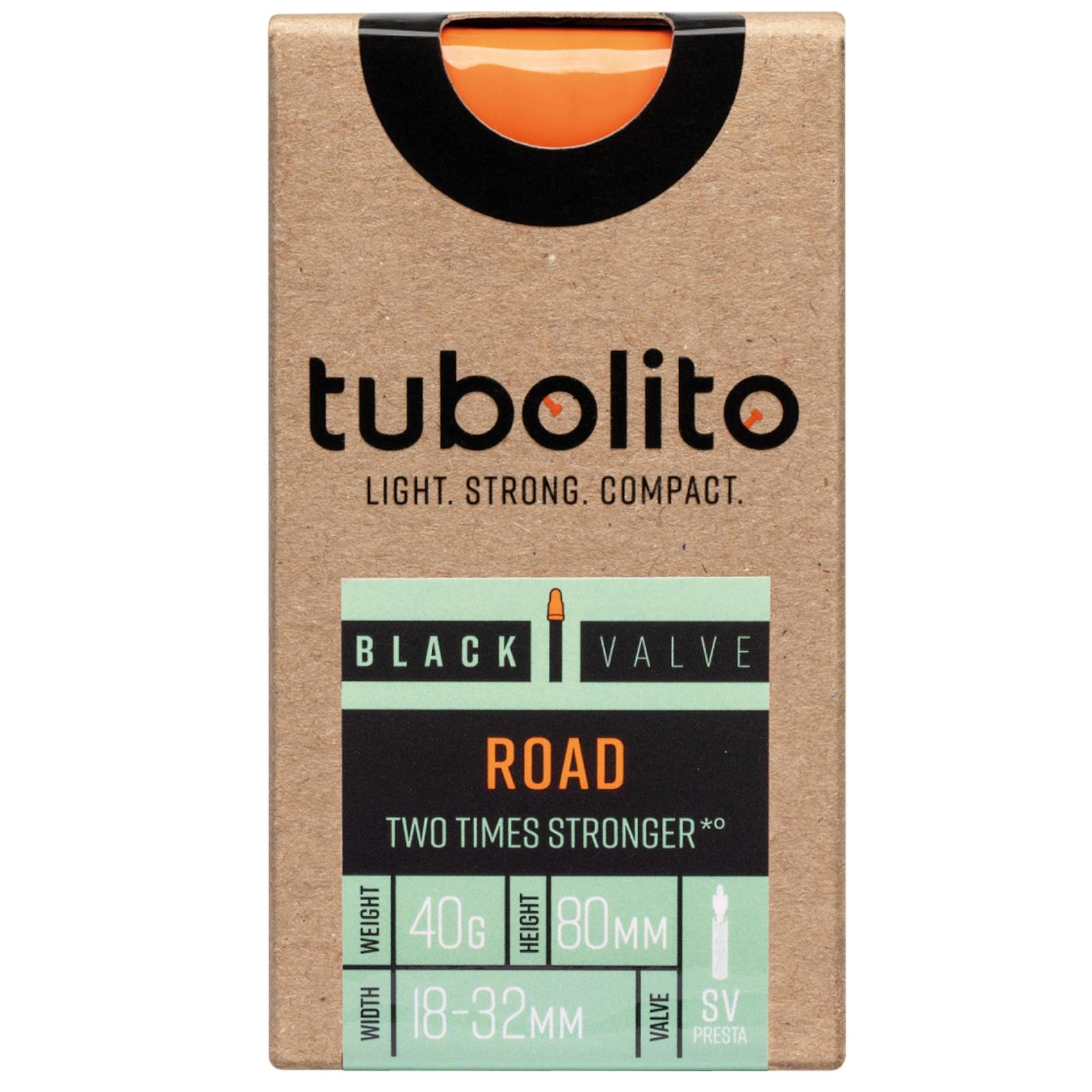 Dętka - Tubo-Road-700C-SV80 - Czarny - Tubolito