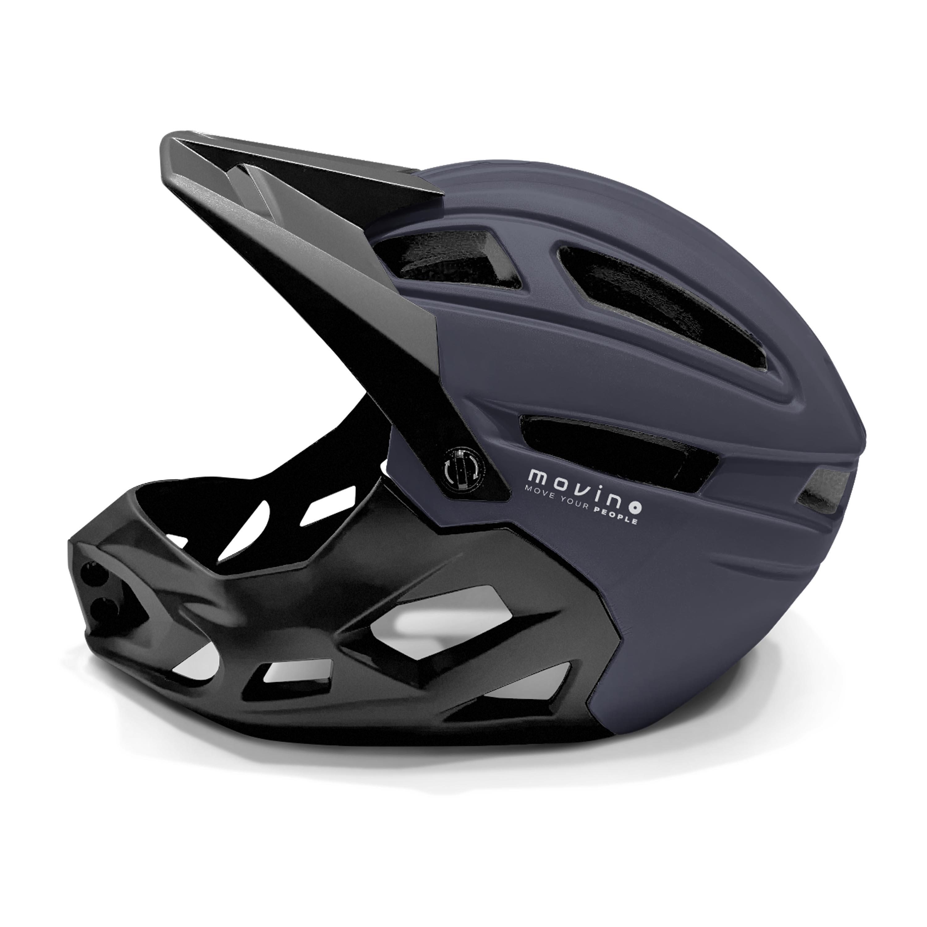 Kask Full-face Movino EDGE S 51-54 cm PC EPS ABS Antracyt