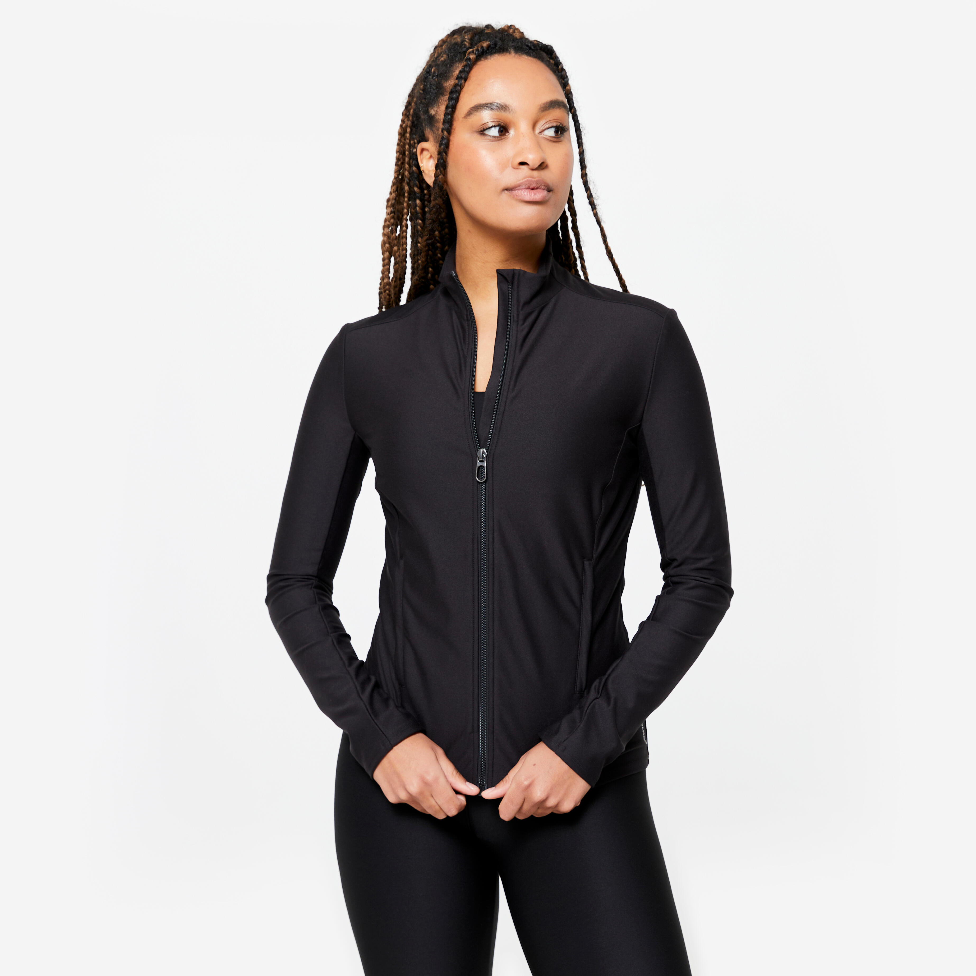 Bluza na zamek damska Domyos fitness