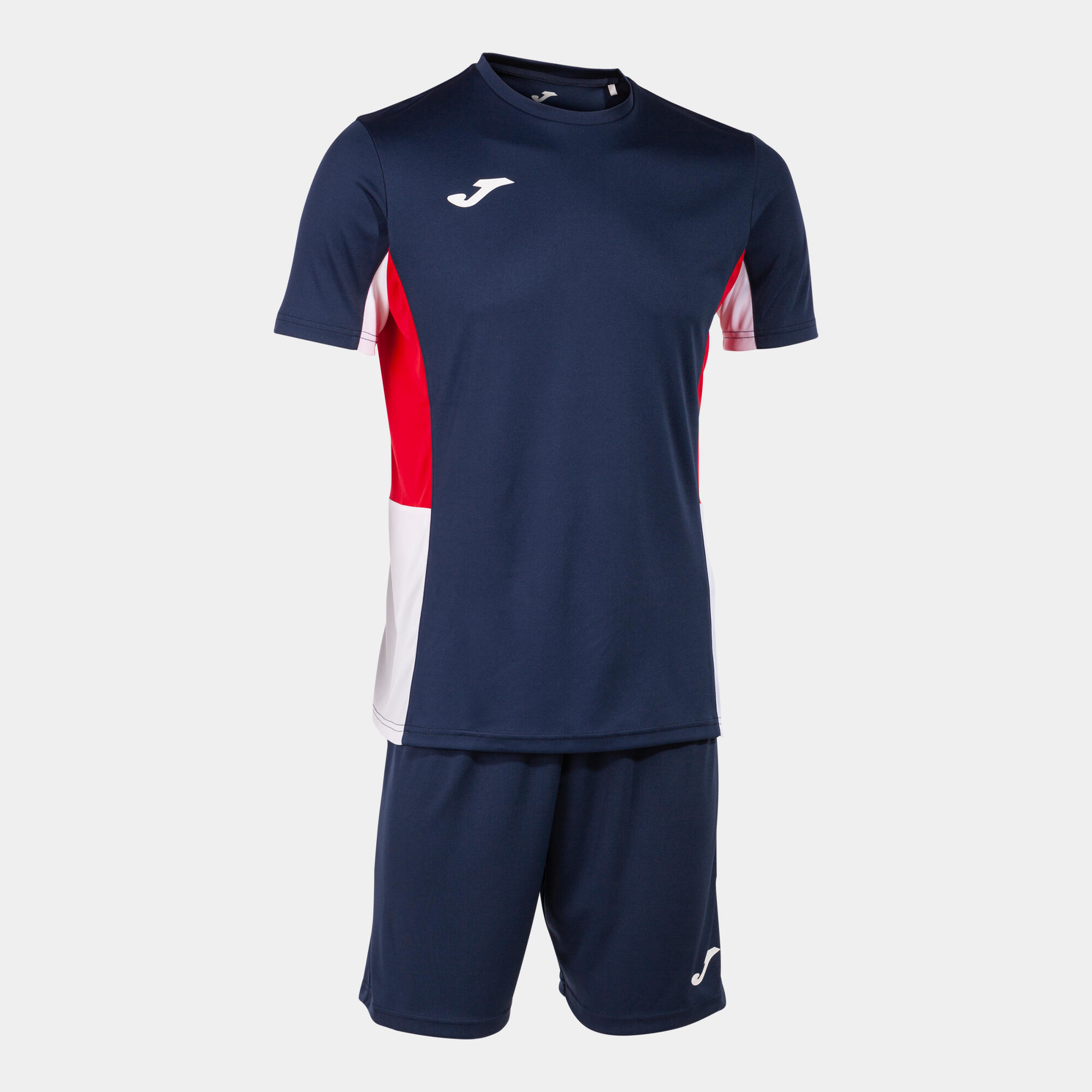 Zestaw Sportowy JOMA DANUBIO II 4XS - Granatowy/Czerwony/Biały