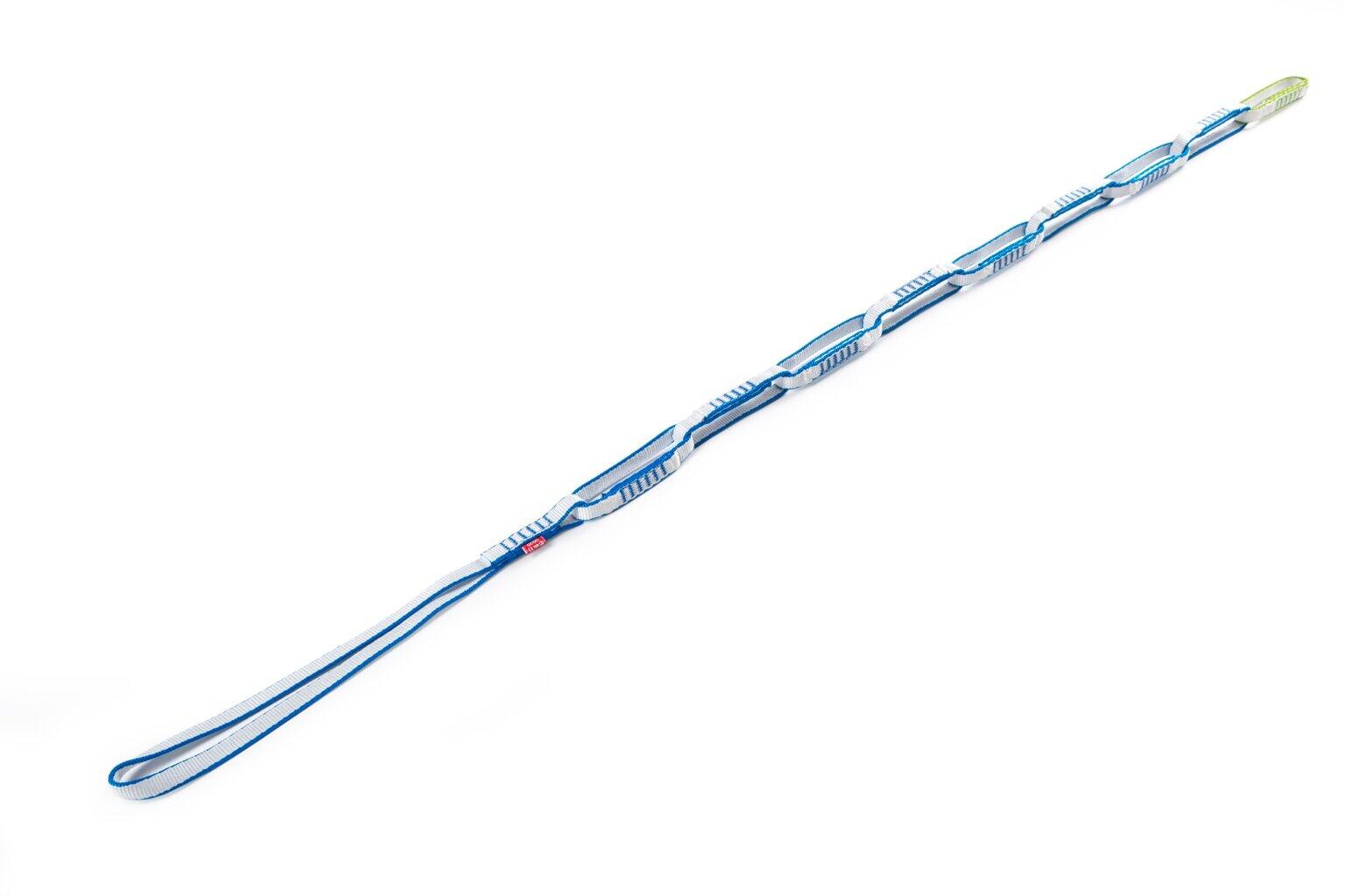 Taśma wspinaczkowa Ocun Ultichain Bio-Dyn 12 mm 120 cm - blue/white