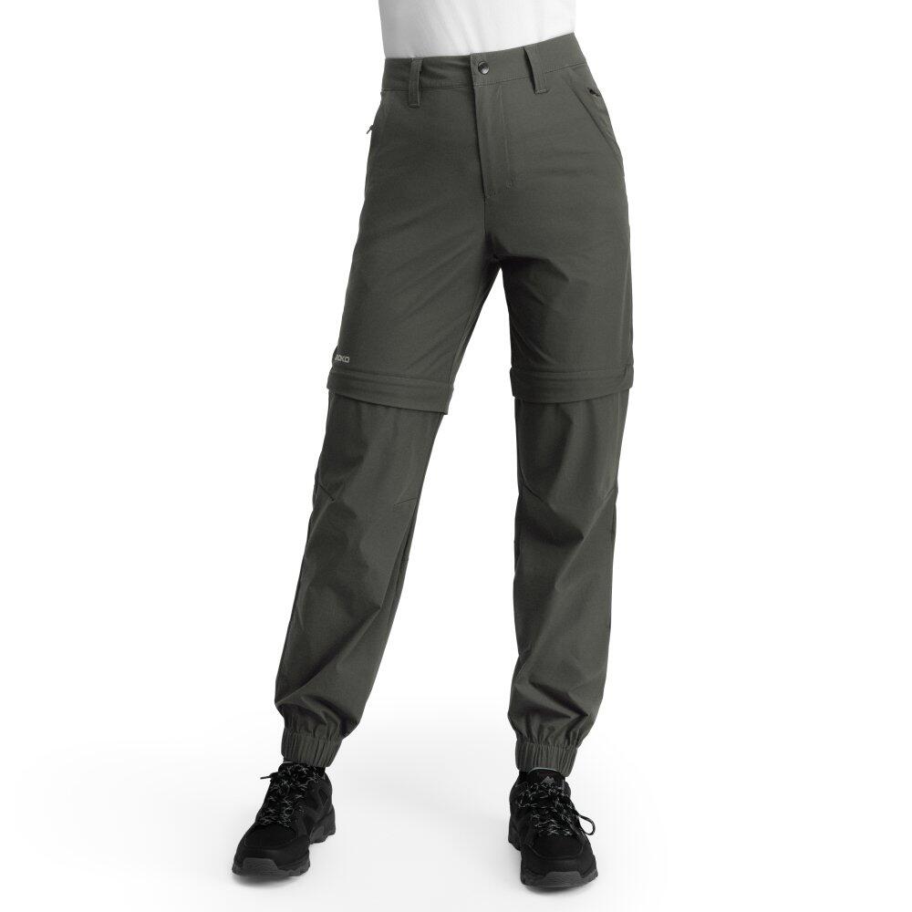 Damskie spodnie trekkingowe z odpinanymi nogawkami Siroko Mistral Black