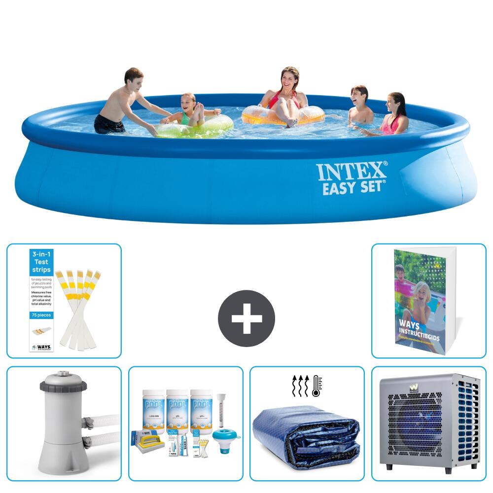 INTEX Basen Easy Set Okrągły - 457x84 cm - 7-częściowy S302