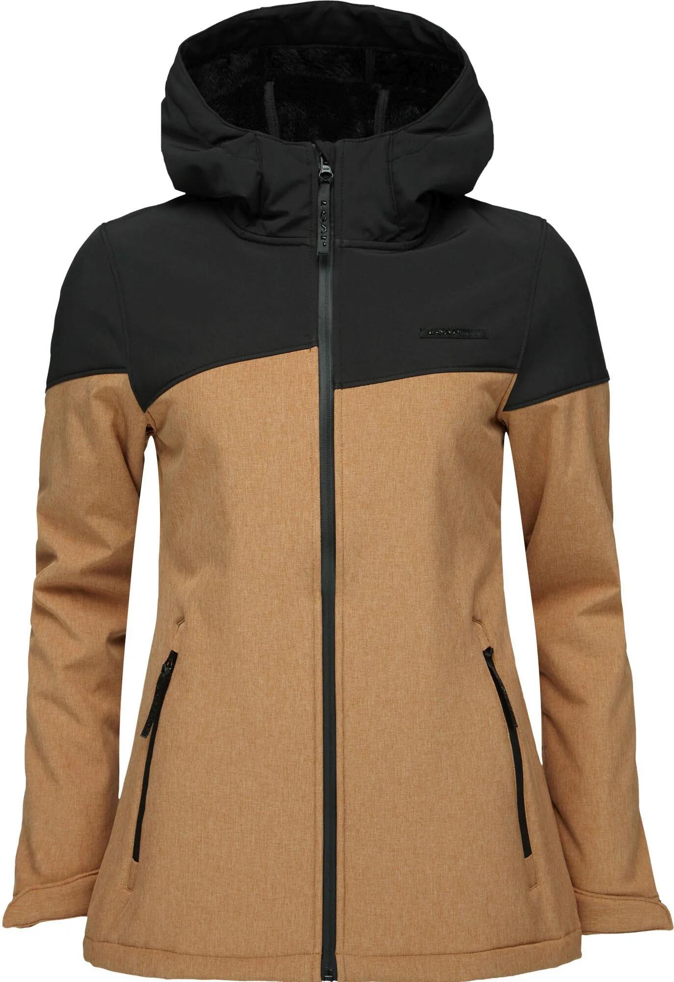 Damska kurtka softshell Loap Ludysa brązowa