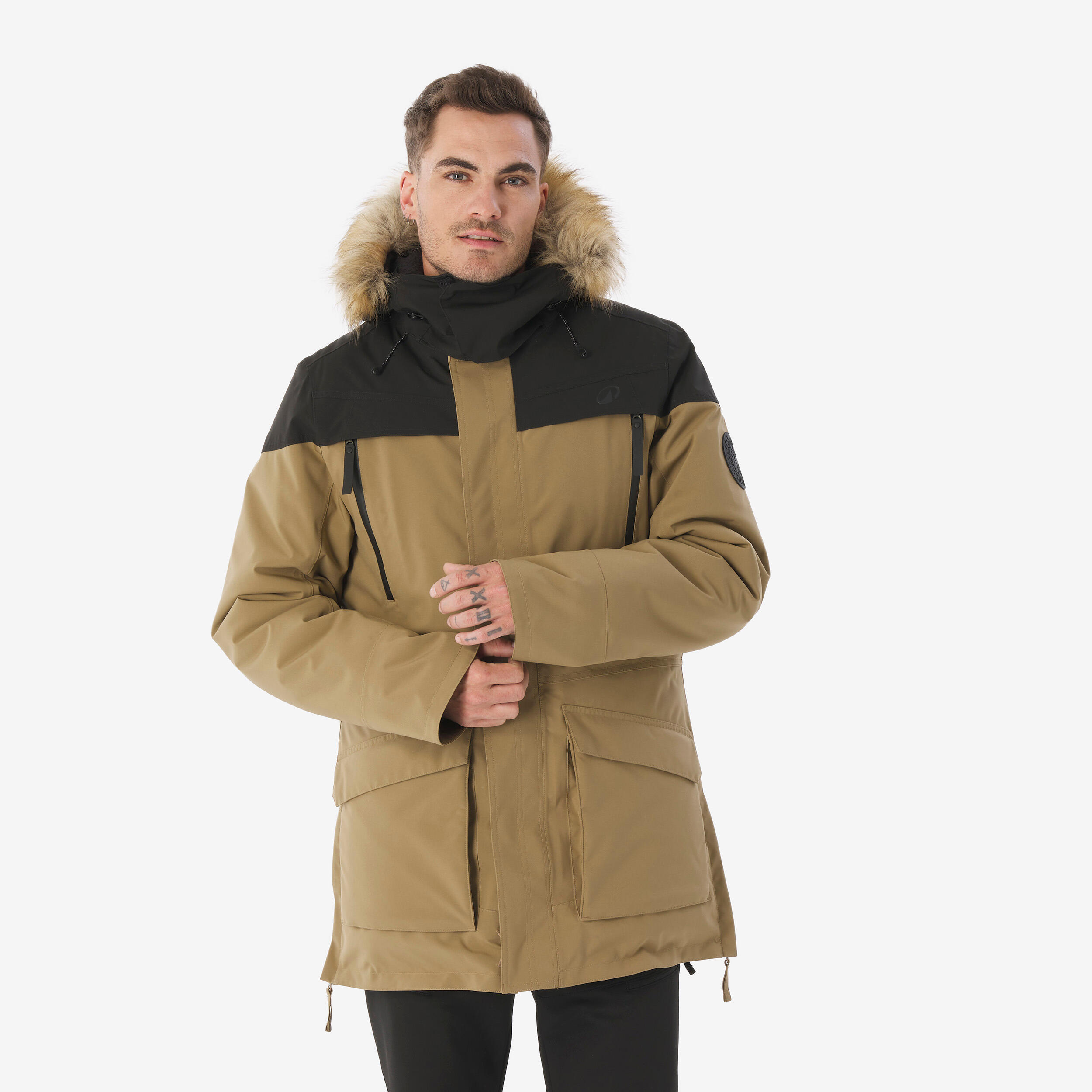 Second Life - Parka turystyczna męska zimowa Quechua... - Stan Dopuszczalny