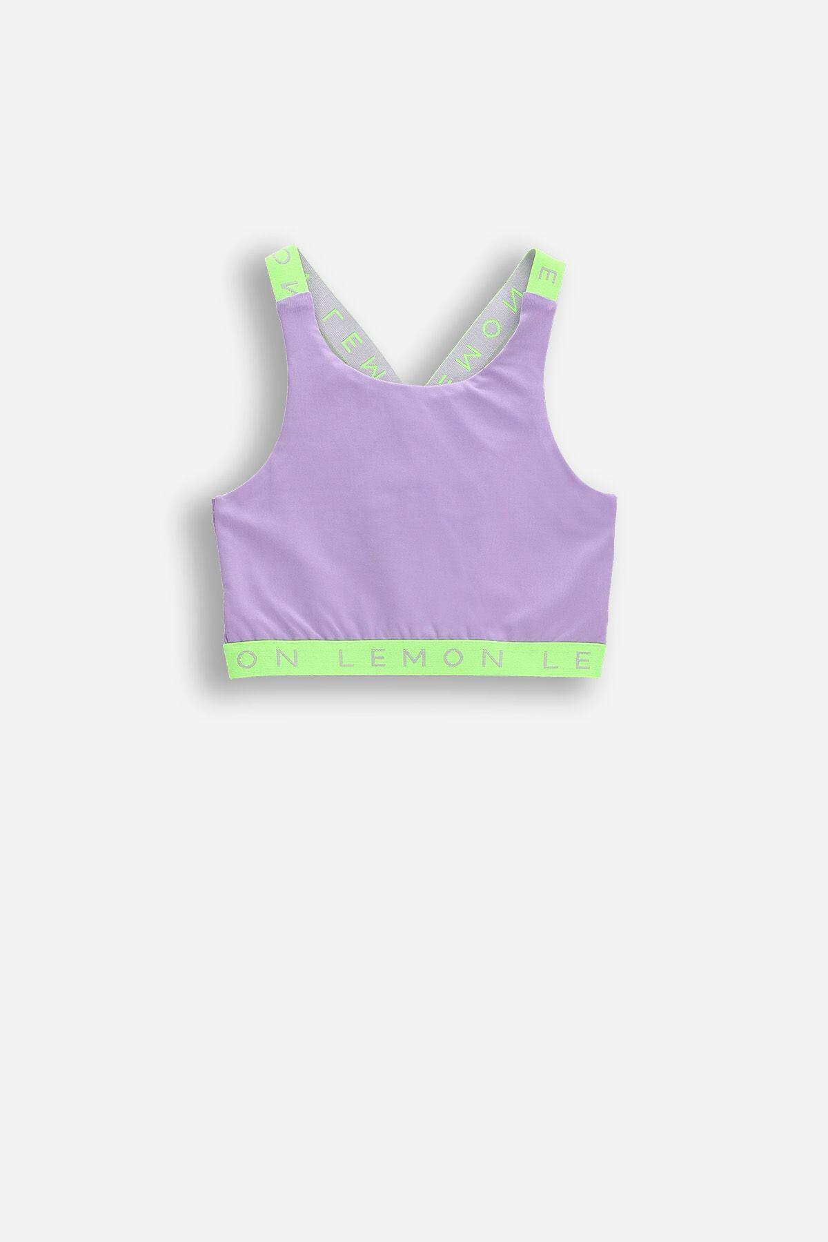 Top sportowy dziecięcy Lemon Explore WL6 fioletowy