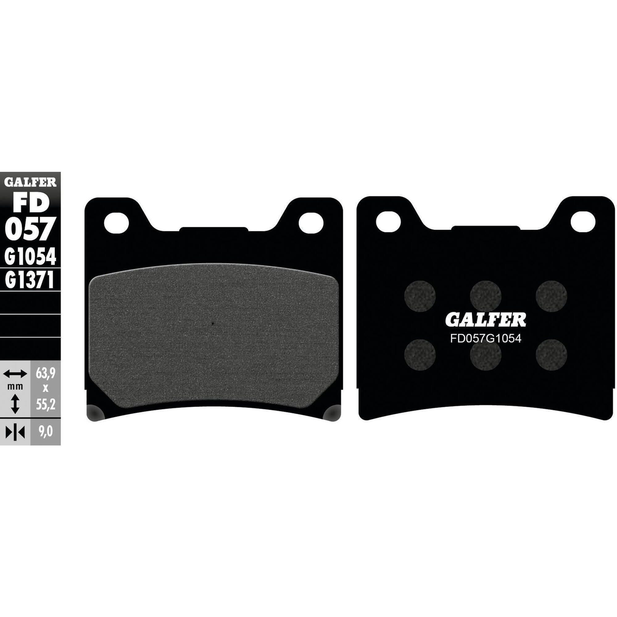 Organiczne klocki hamulcowe Galfer FD057 G1054