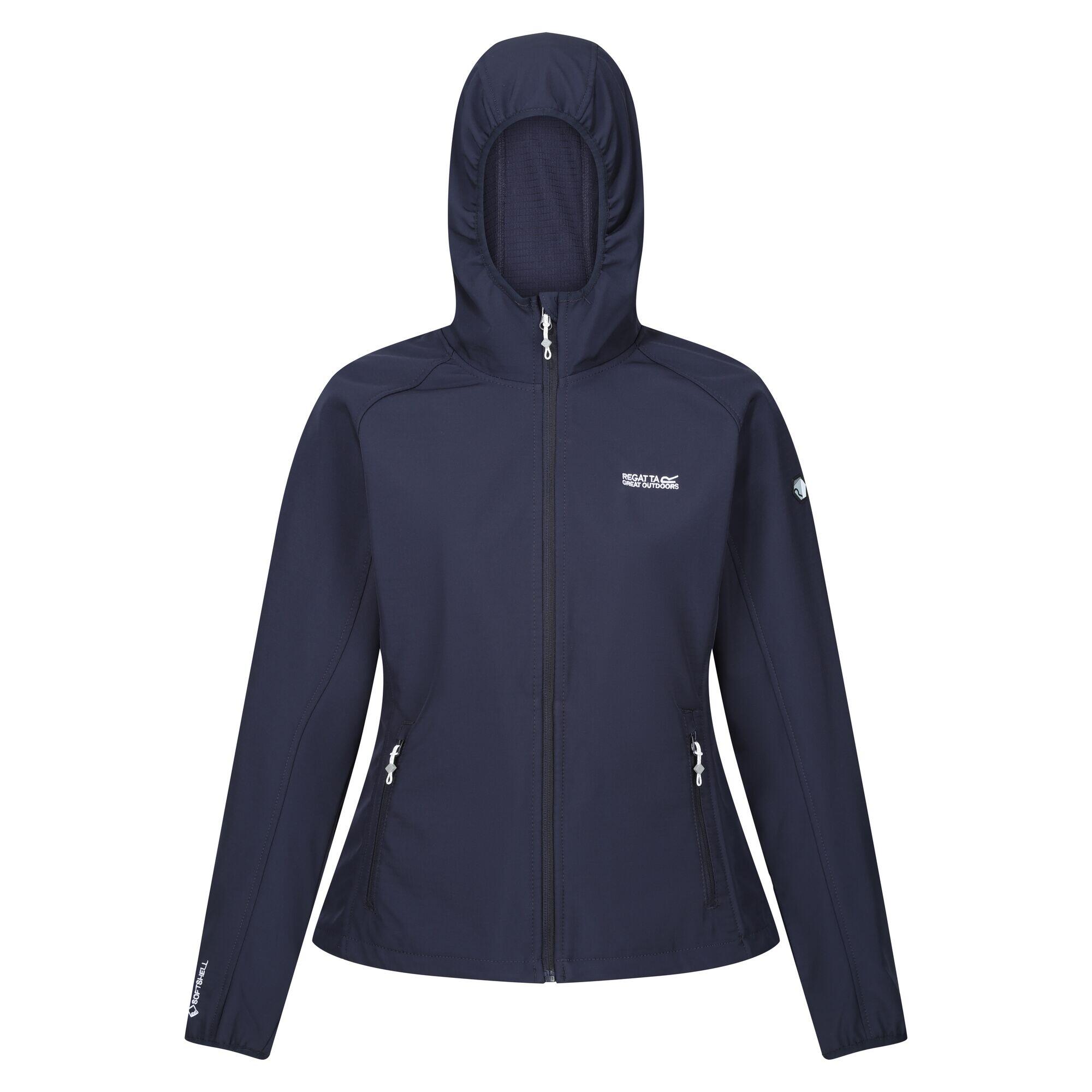 Softshell turystyczny damski Regatta Arec III z kapturem
