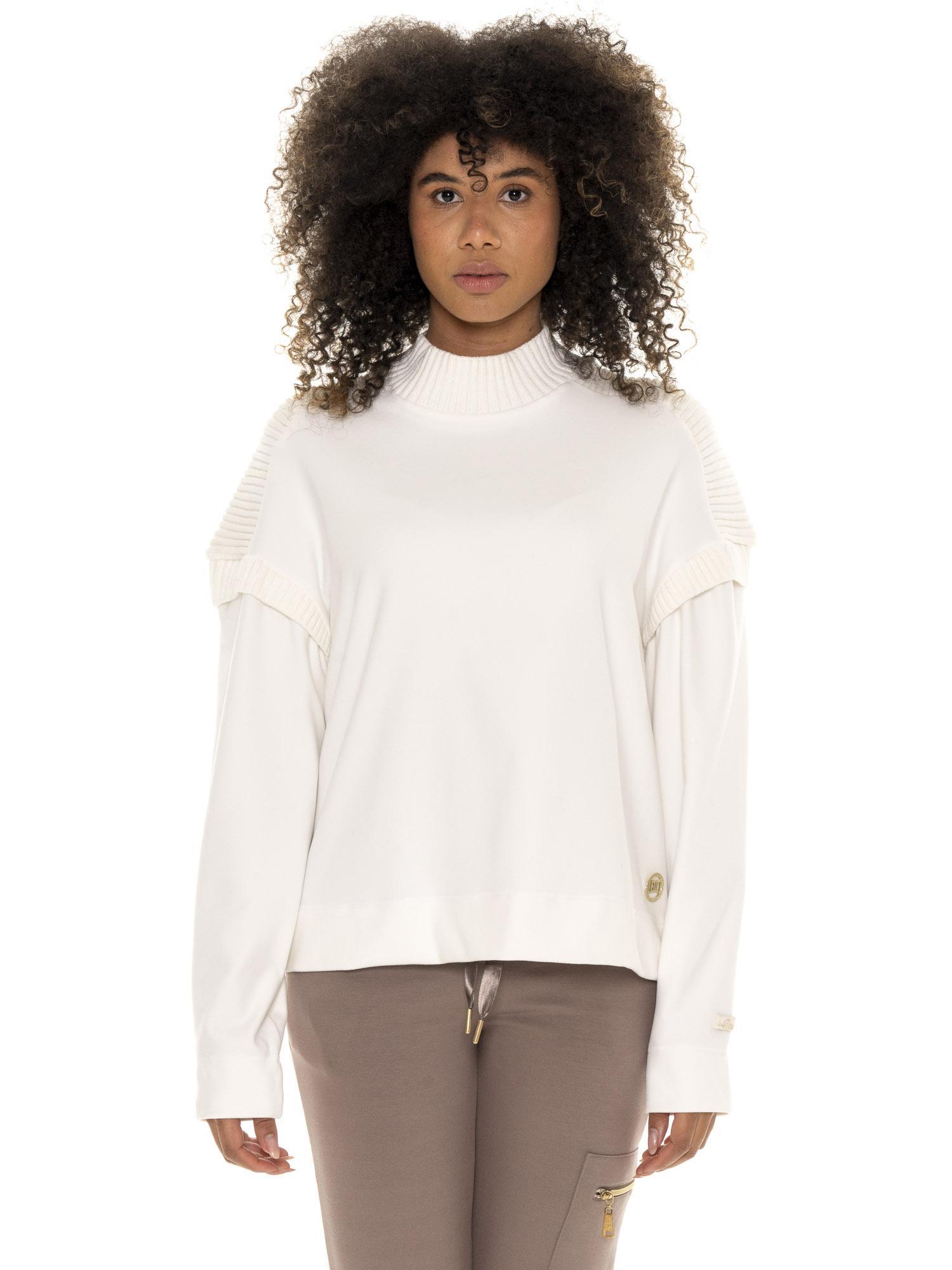 Bluza damska Leone 1947 Apparel Warm Touch z okrągłym dekoltem z dzianiny