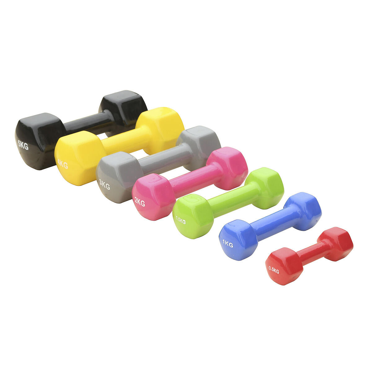 Para hantli winylowych 5 kg Sporti