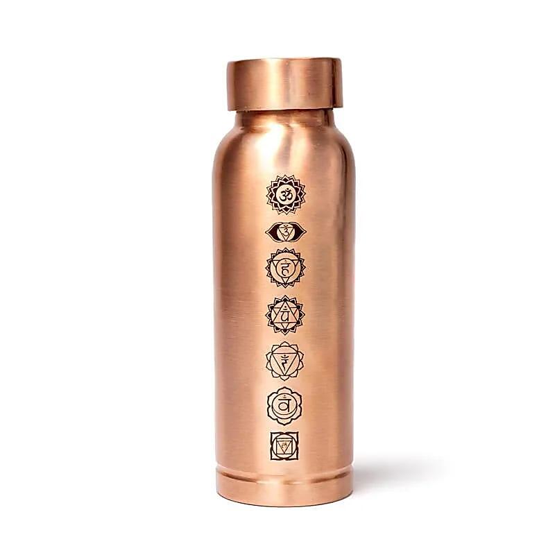 Miedziana butelka do wody 7 Czakr 500 ml