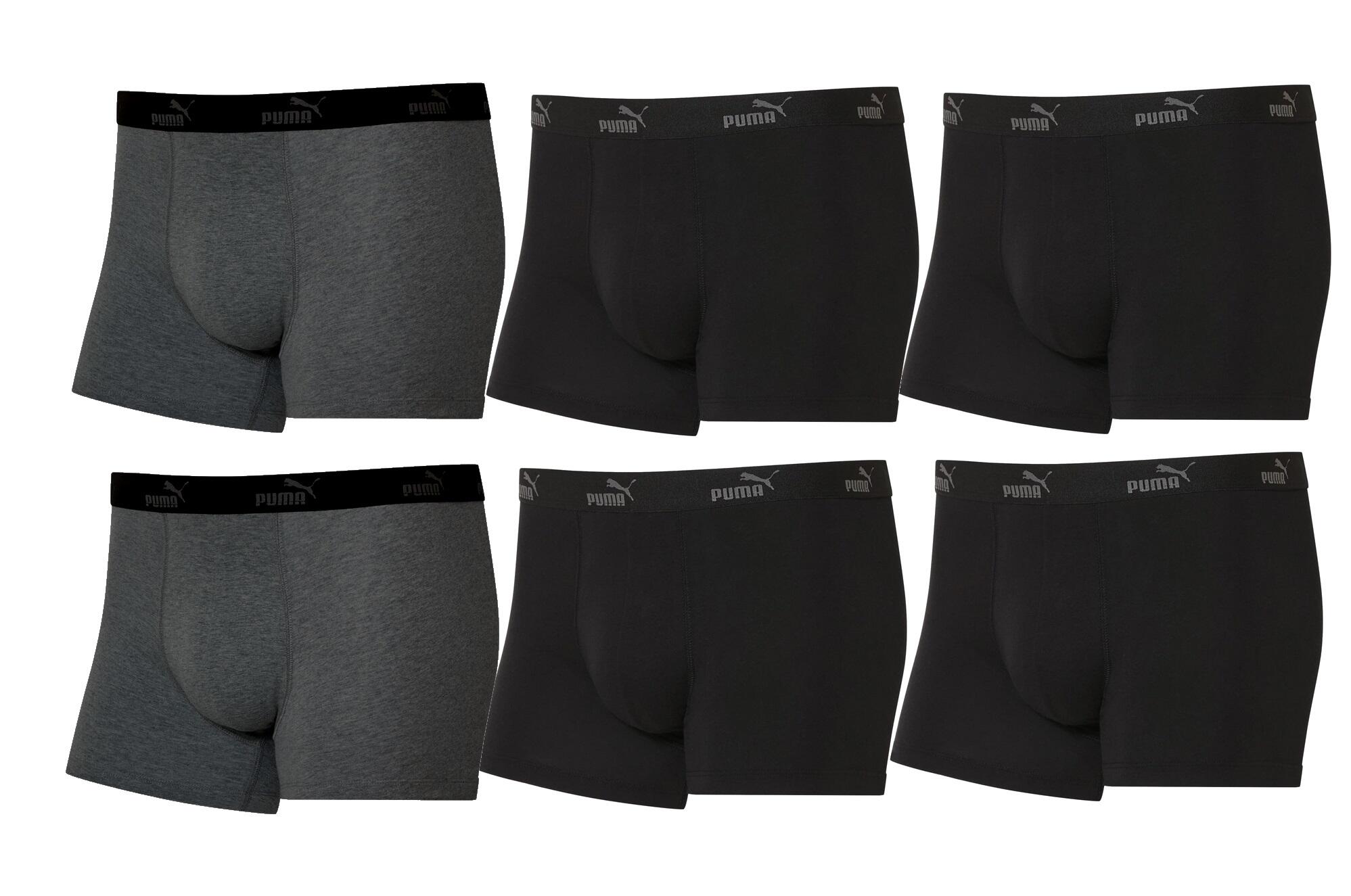 Bokserki majtki męskie Puma Boxershorts 6-pak bawełniane