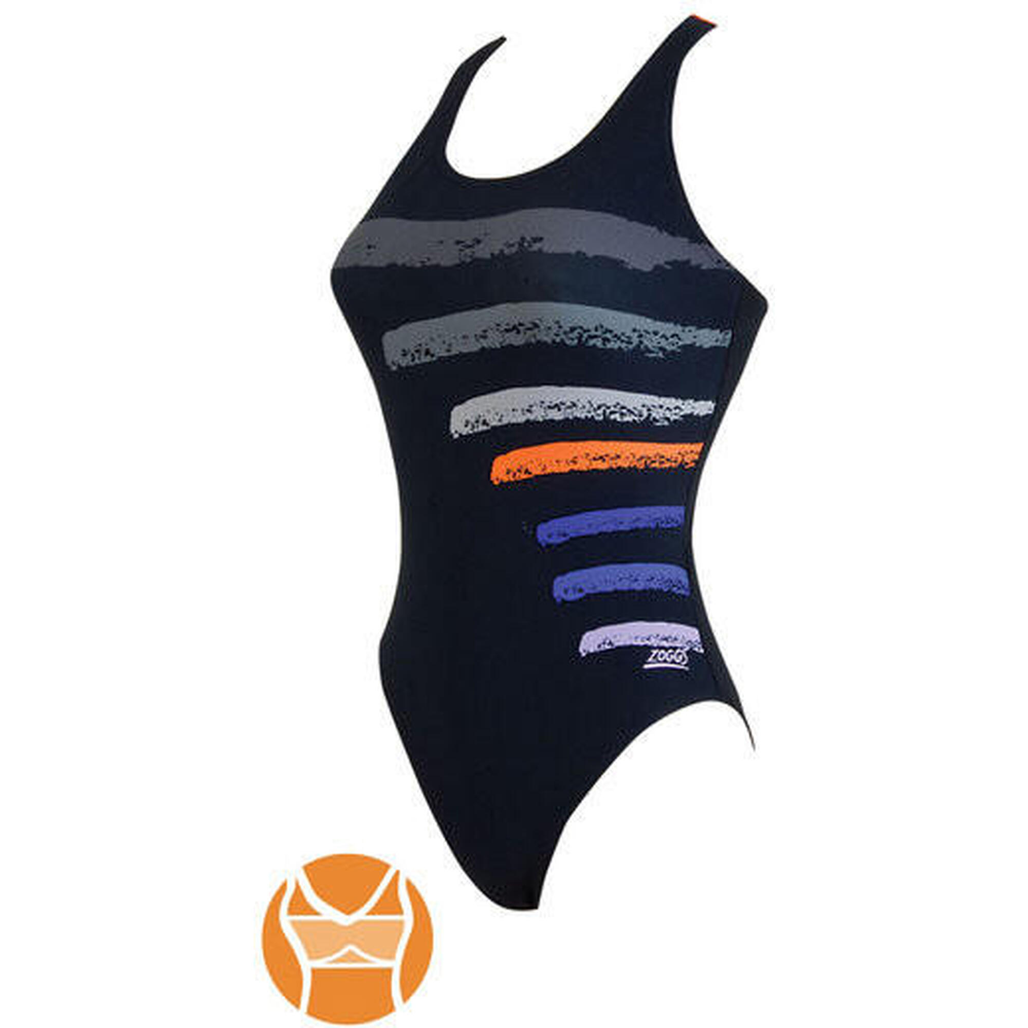 Kostium Kąpielowy Zoggs Sygnature Actionback Czarny