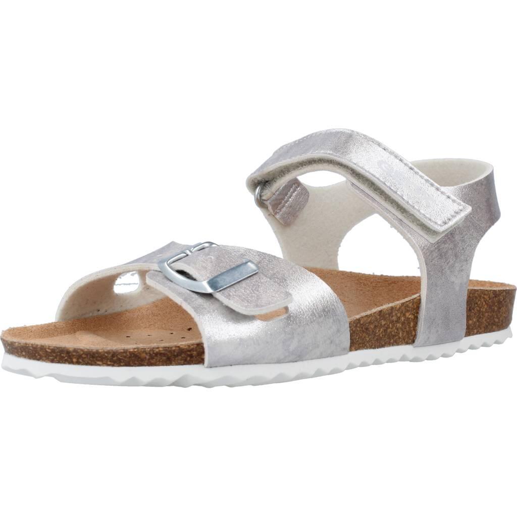 Sandały Geox Model J Adriel Girl C Kolor Srebrny