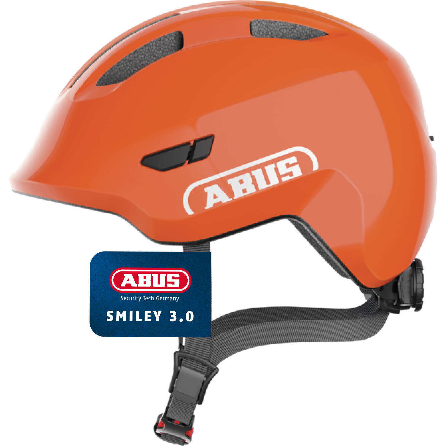 Kask Rowerowy Smiley 3.0 Błyszczący Pomarańczowy S 45-50 Cm