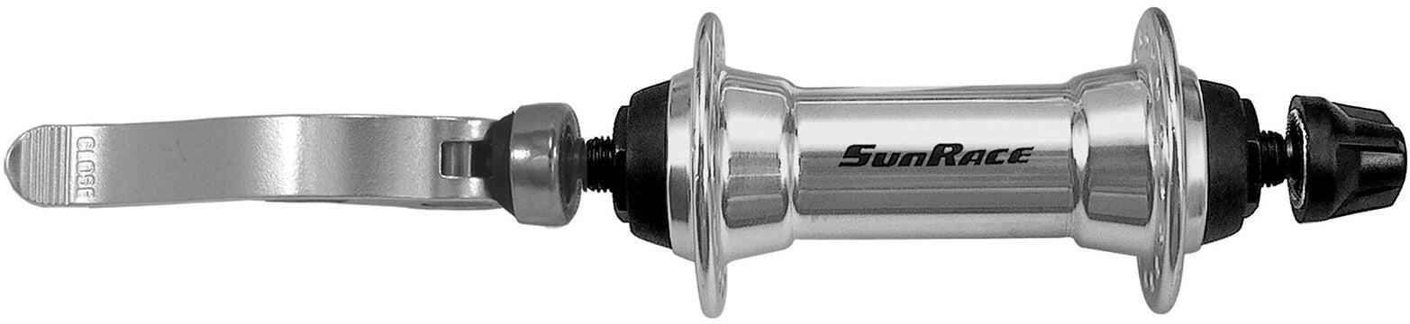 Sunrace Piasta Przednia HBM53 36 Otworów Szybkozamykacz Srebrny
