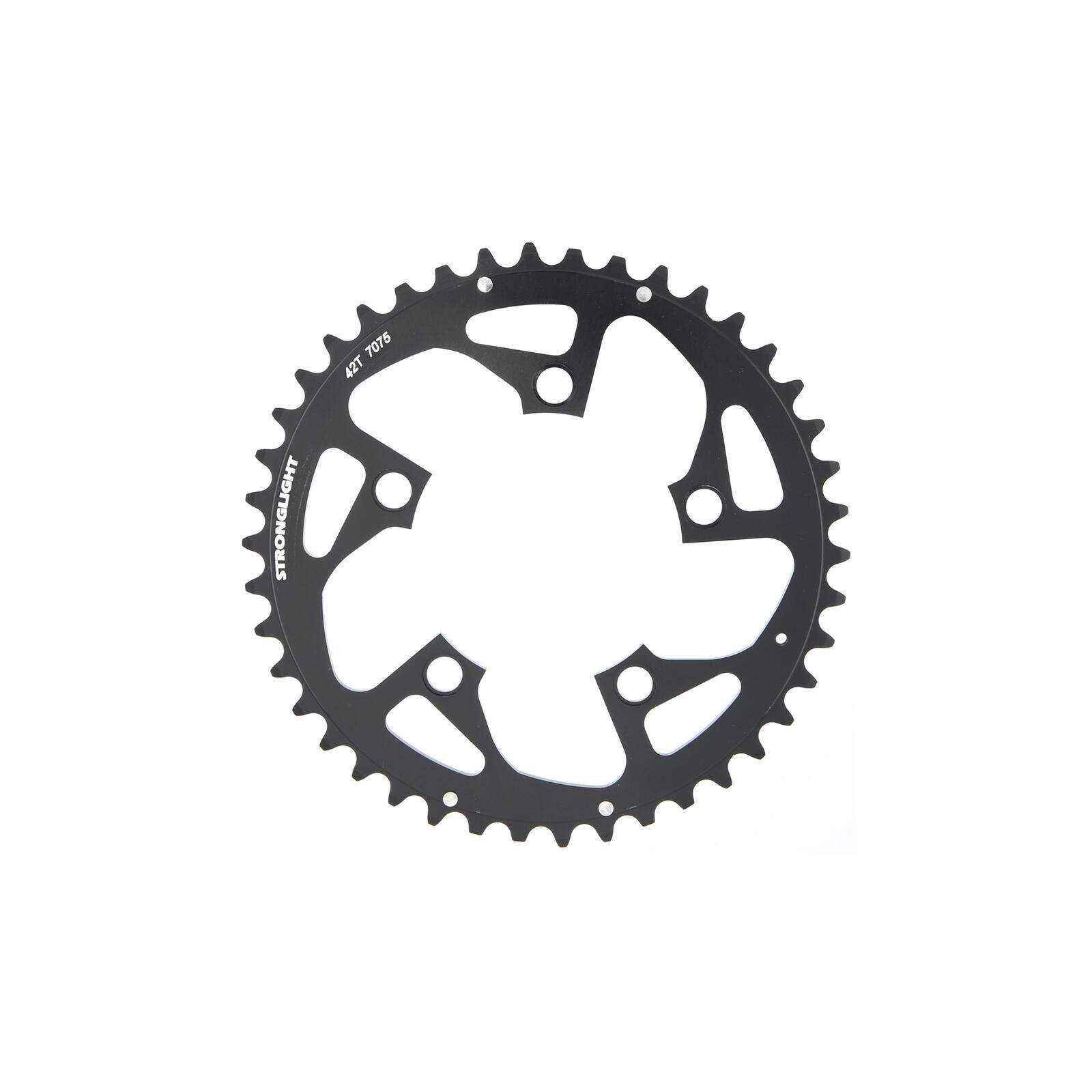 STRONGLIGHT zębatka MTB 42T 5-otworów BCD 94 mm aluminium 7075 czarna