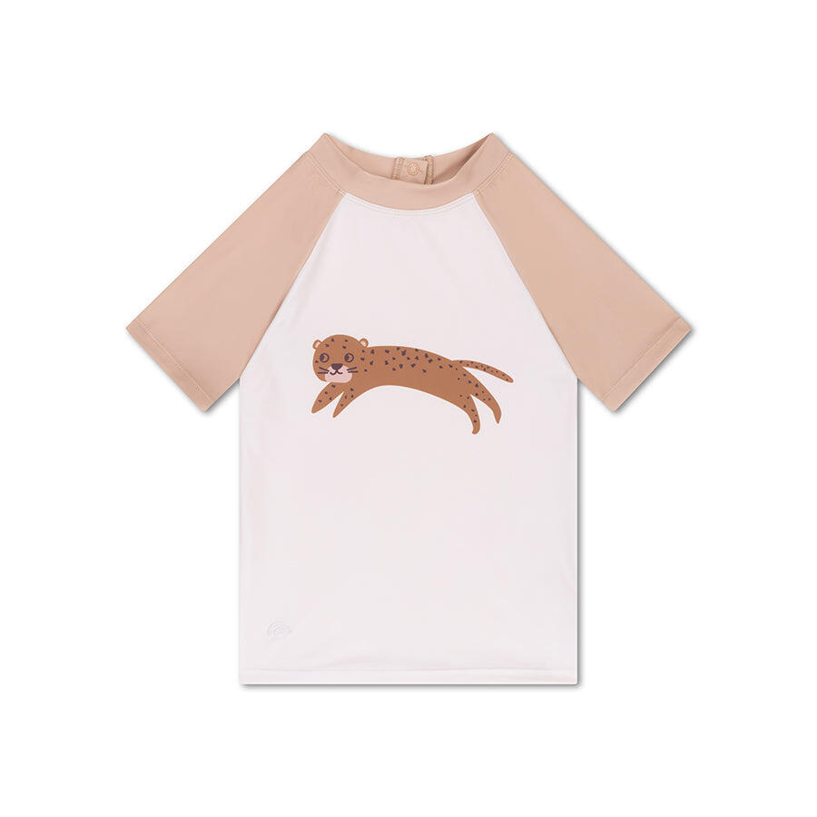 Swim Essentials Swimming T-shirt - Short Sleeve - Brown - Roamer