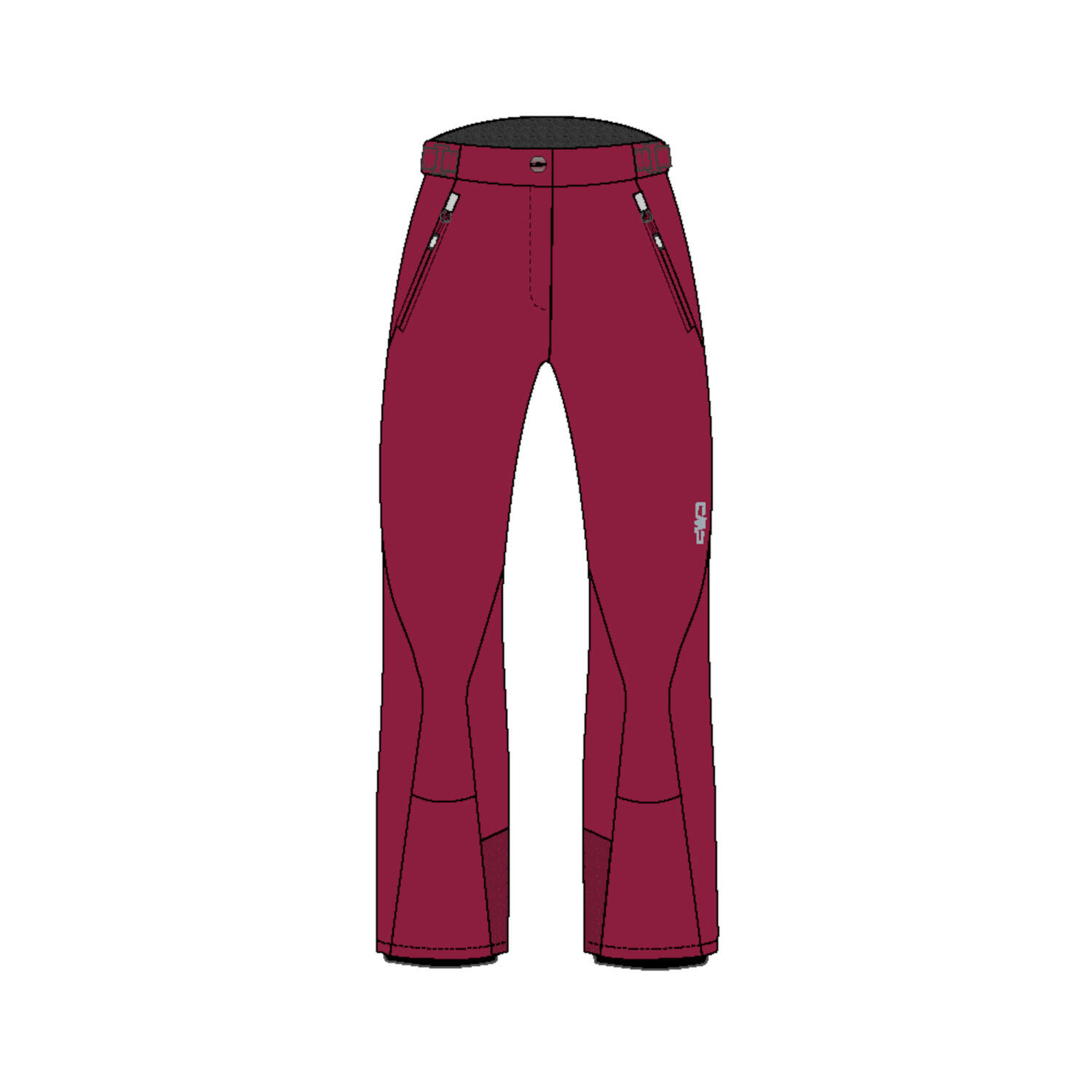 Spodnie damskie narciarskie CMP 3W18596N