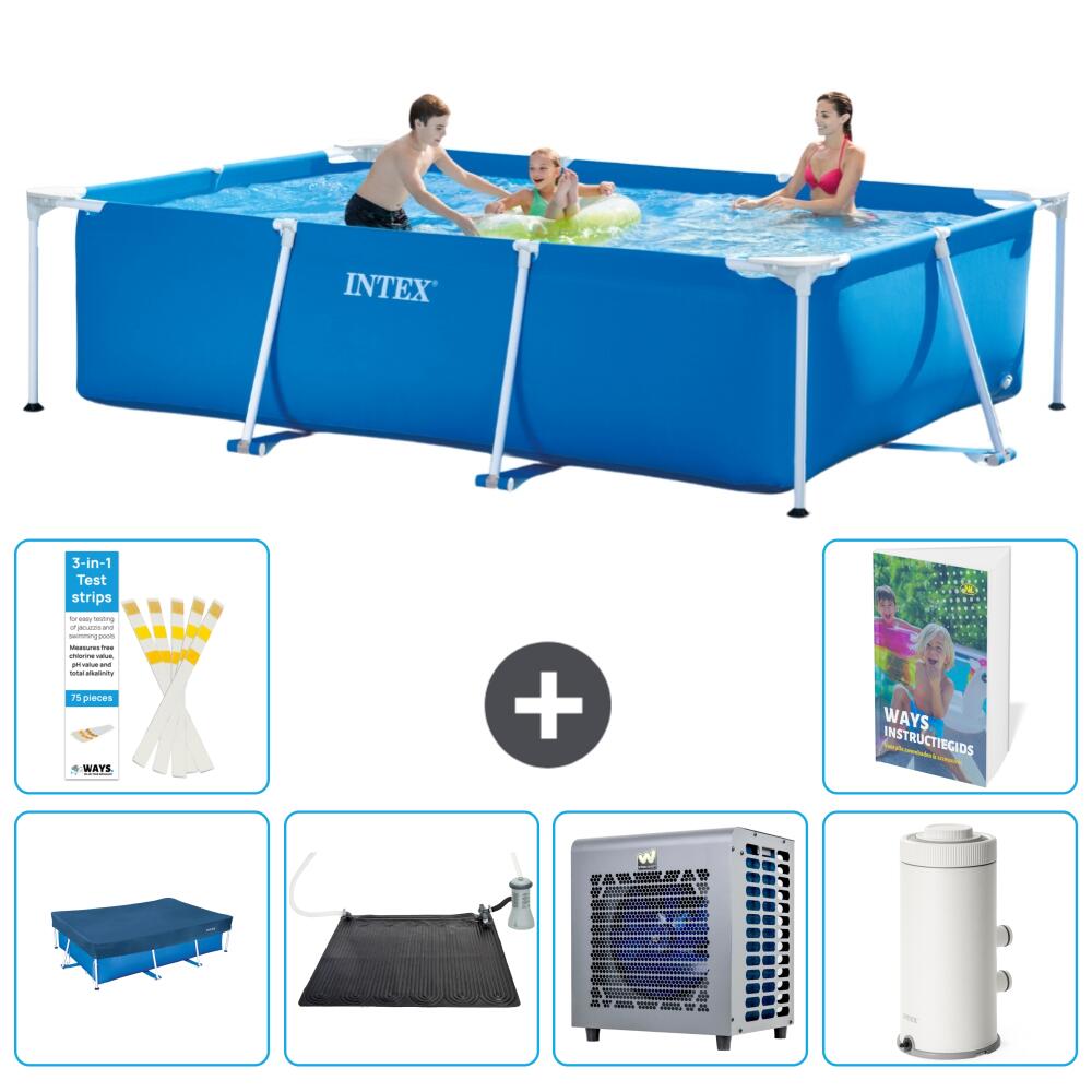 INTEX Basen ze stelażem Prostokątny - 300x200x75 cm - 7-częściowy S2