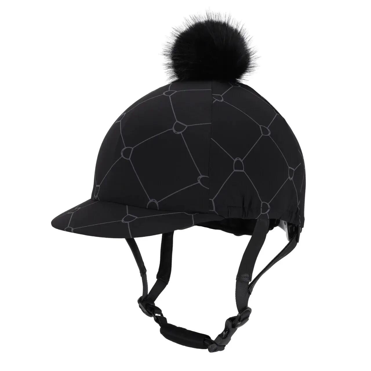 Czapka na kask jeździecki QHP Liora