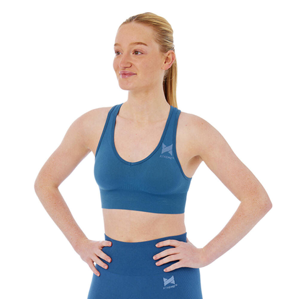 Xtreme Sportswear damski top sportowy niebieski