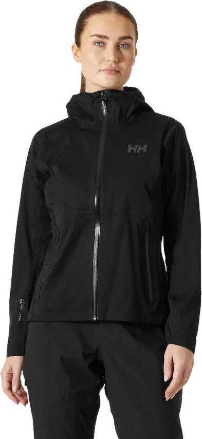 Zdjęcia - Odzież trekkingowa Helly Hansen Damska kurtka wodoodporna  Momentum 3L Stretch Czarny L 