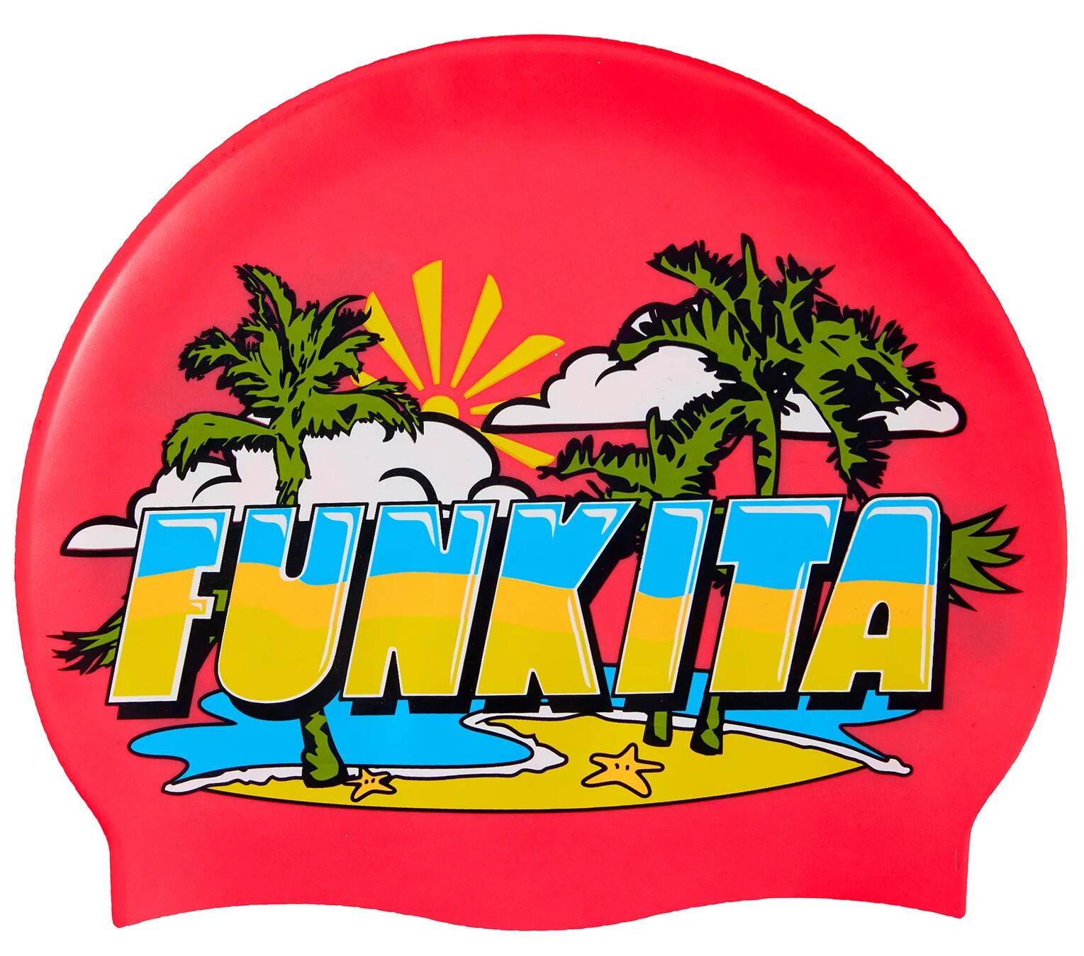 Czepek pływacki na basen unisex Funkita Icypop Beach