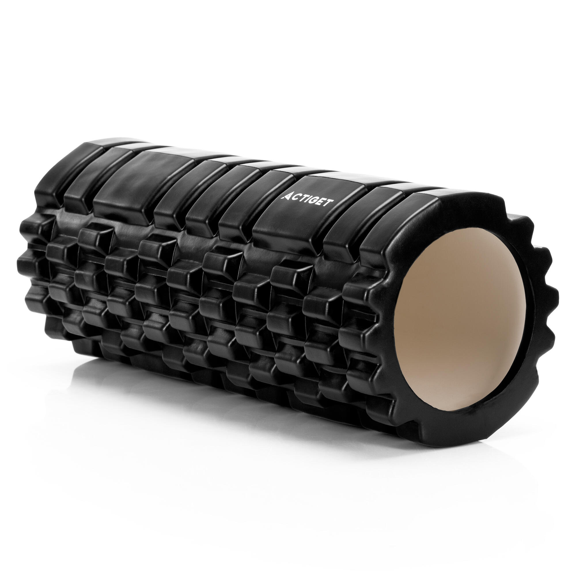 Roller fitness Actiget do masażu ciała wałek z wypustkami, średnio twardy