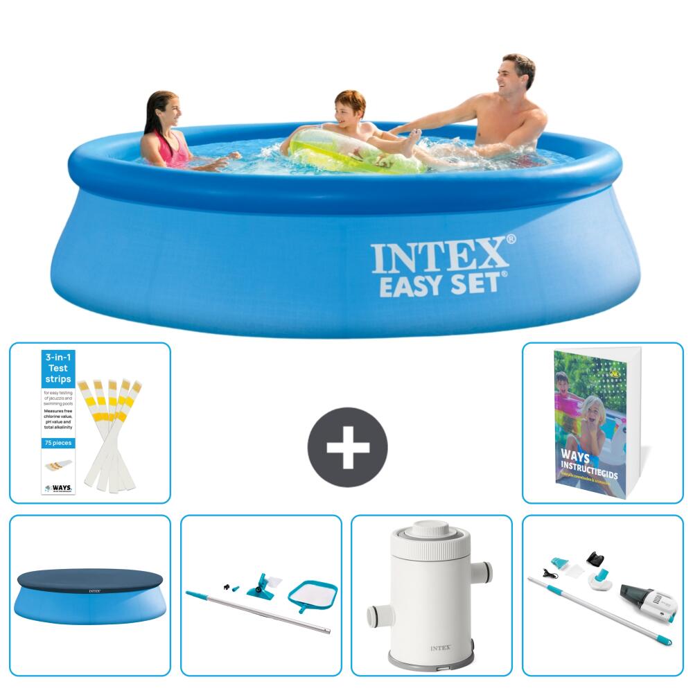 INTEX Basen Easy Set Okrągły - 305x76 cm - 7-częściowy S83