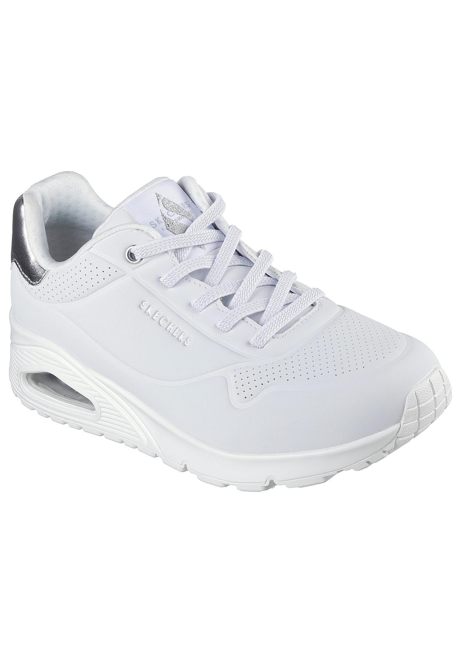 Buty SKECHERS UNO - SHIMMER AWAY Biały