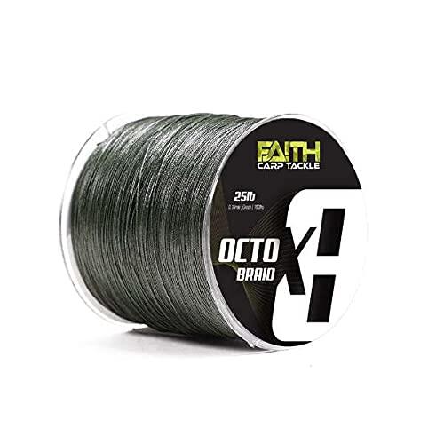 OctoX8 25lb 0,16mm 1000m - plecionka karpiowa zielona