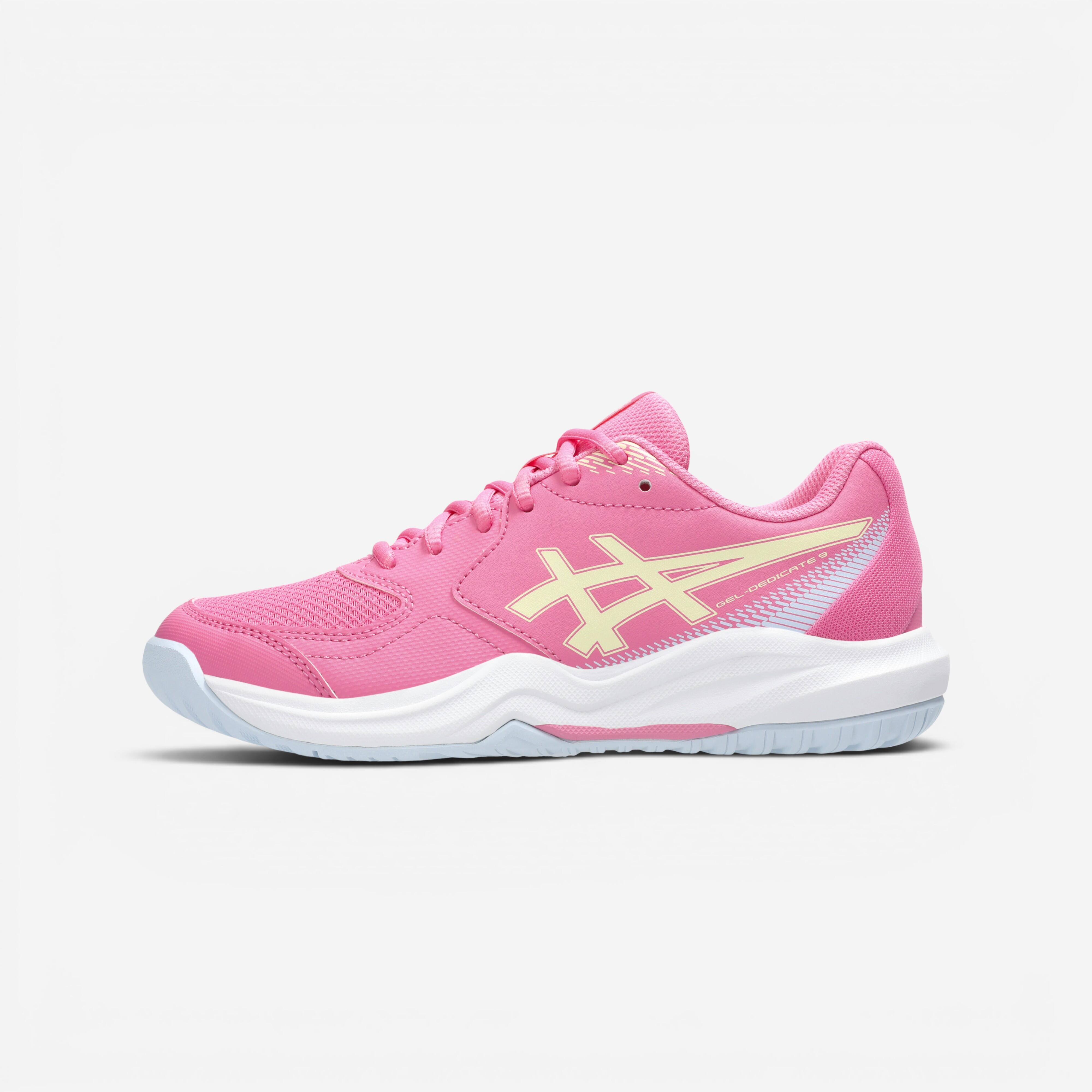 Buty tenisowe dla dzieci ASICS Gel Dedicate 9 GS na każdą nawierzchnię sznurow.