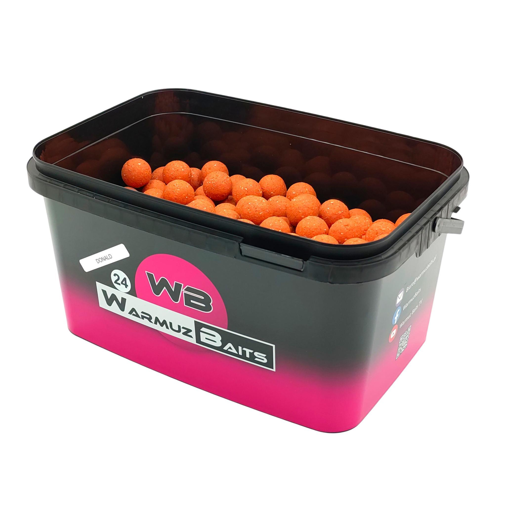 Kulki zanętowe 24mm Warmuz Baits Wiadro 3kg DONALD