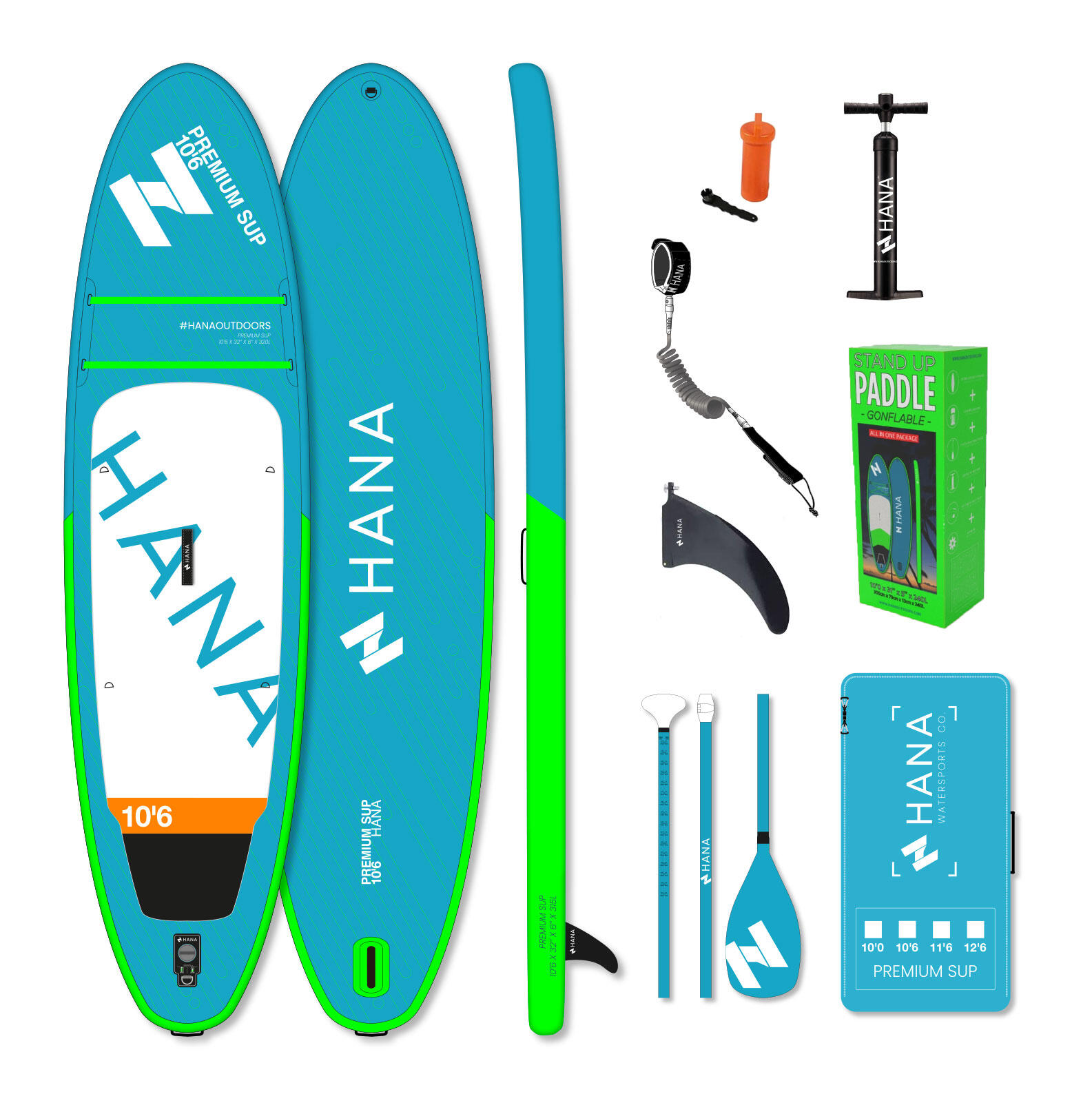 Deska SUP kompletny pakiet 10'6 premia