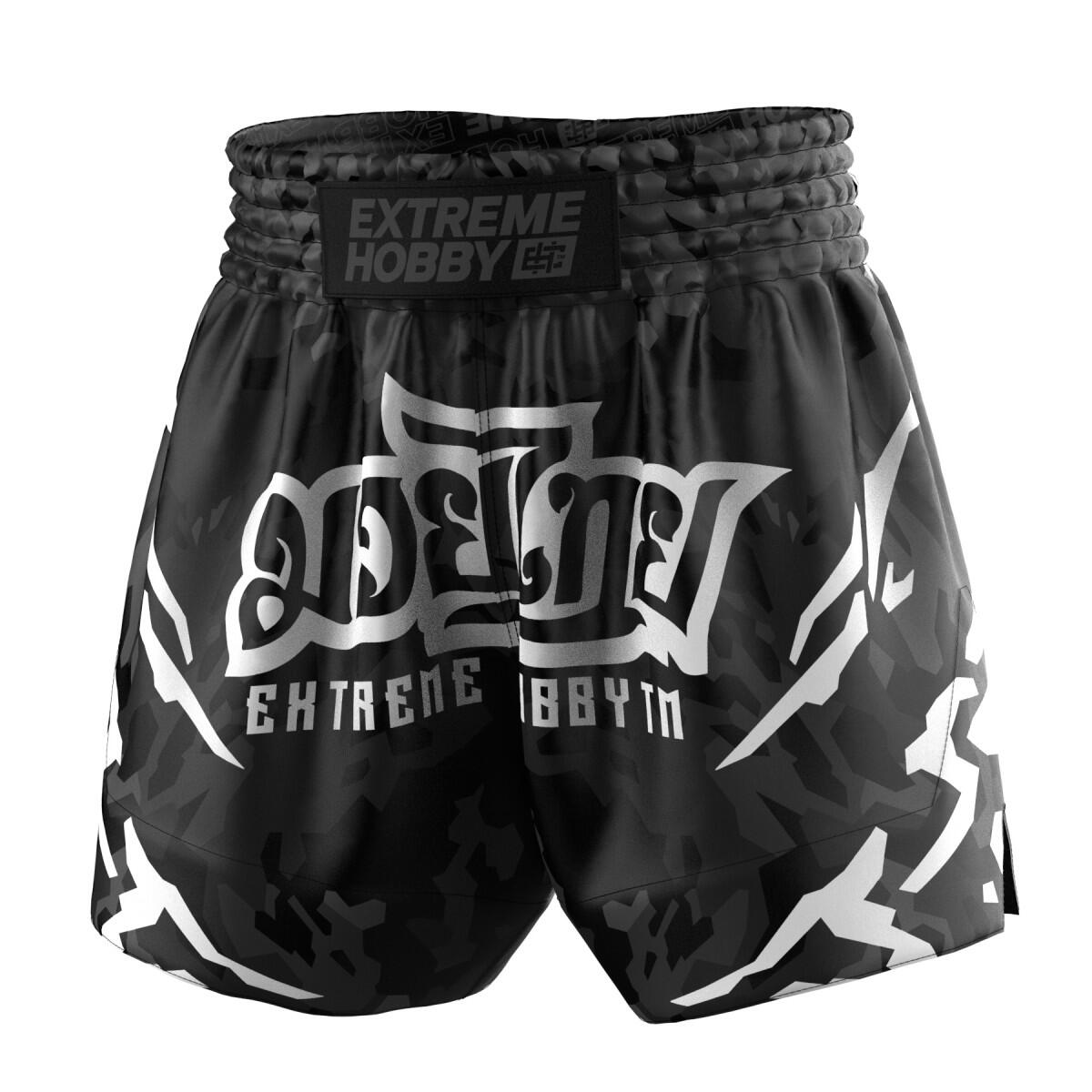 Spodenki Muay Thai męskie EXTREME HOBBY BLACK PANTHER