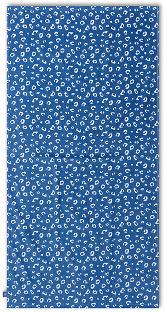 Ręcznik plażowy Swim Essentials Bawełniany - Niebieski - Panterka - 135 X 65 cm