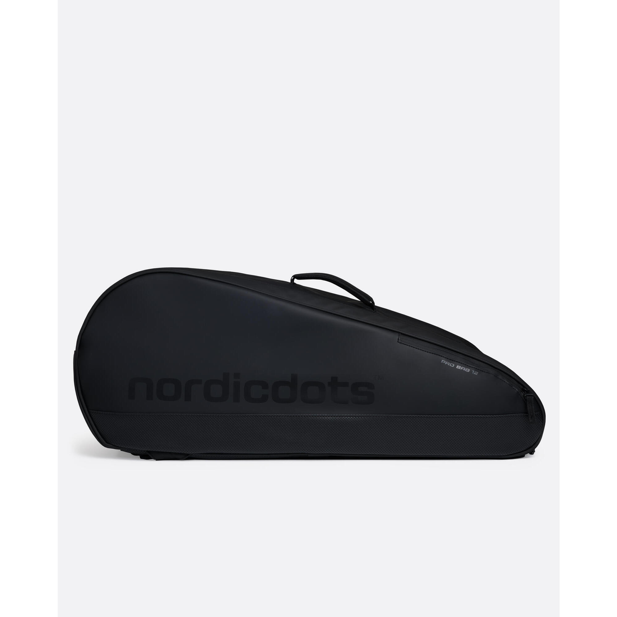 Torba tenisowa dla dorosłych na 12 rakiet PRO – Stealth Black