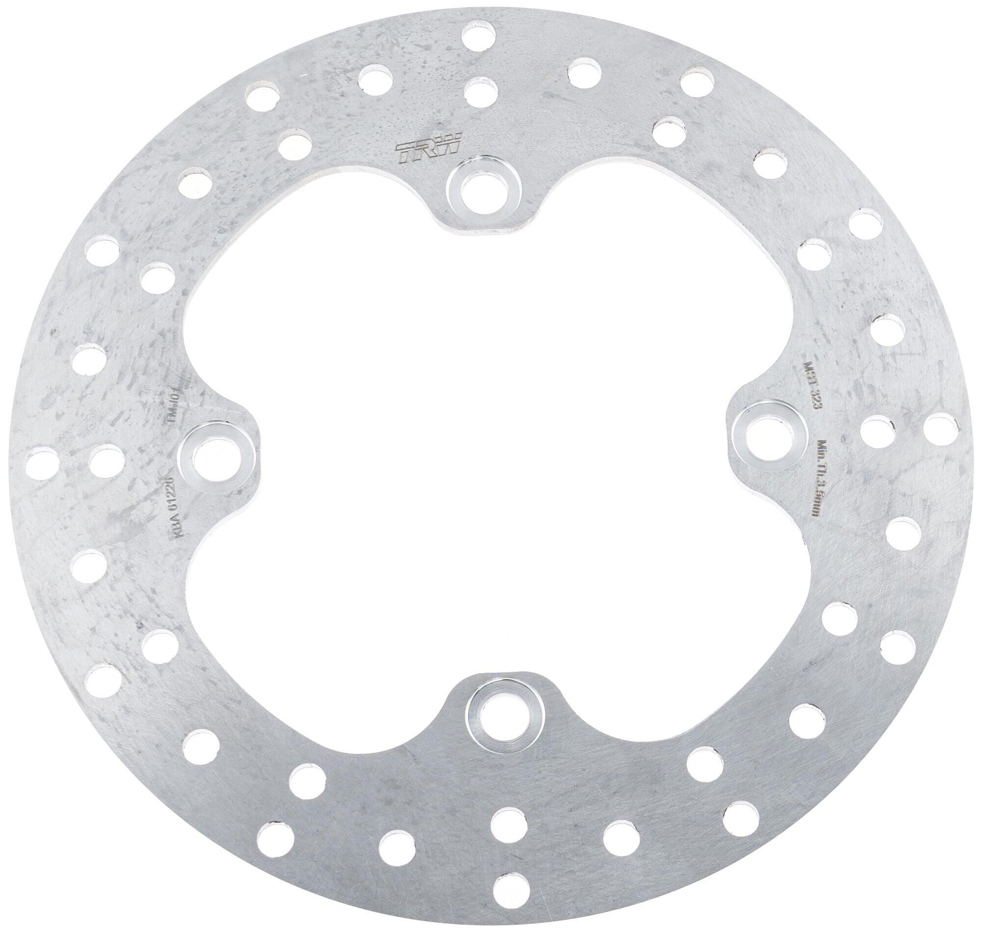 Tarcza hamulcowa TRW Lucas MST323 220 mm 4-otworowa sztywna