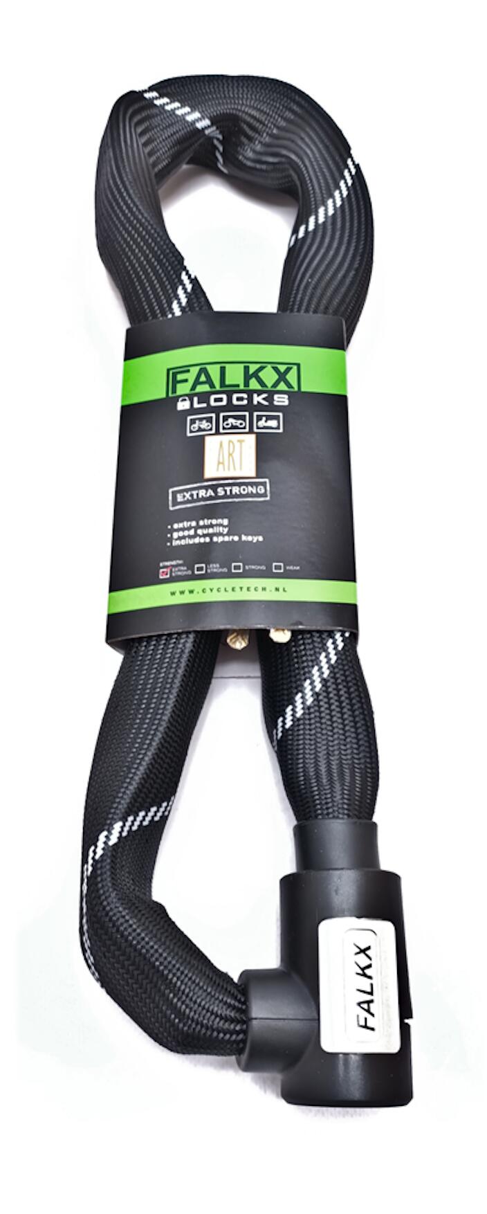 Falkx Slot 8.3x110 cm zamek łańcuchowy czarny