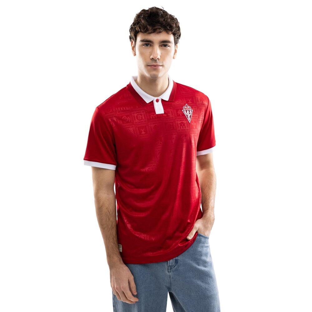 Męska koszulka polo 120. rocznica Real Sporting de Gijón Siroko SC120 Sporting