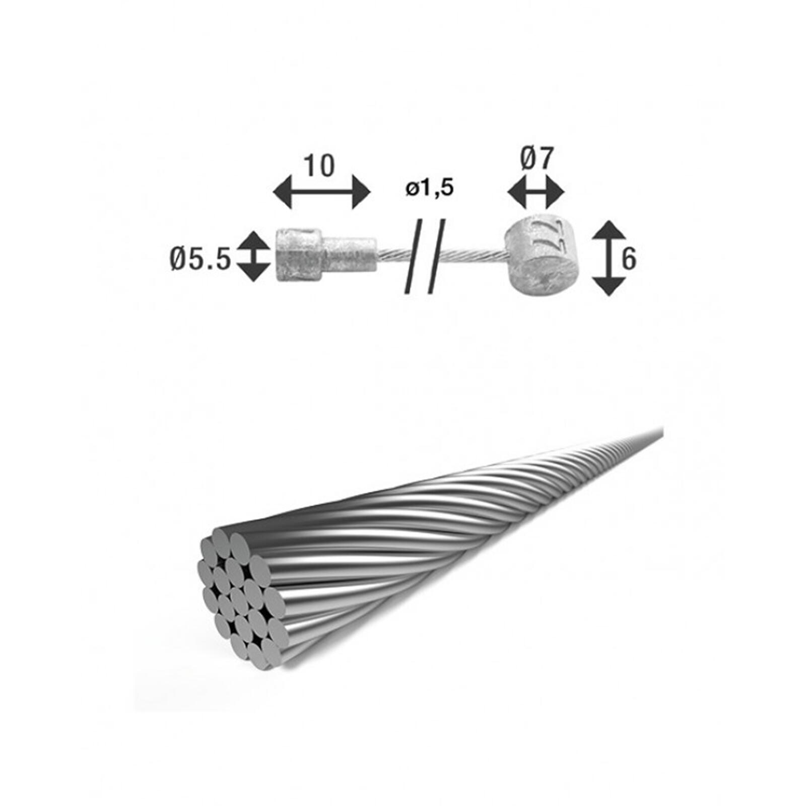 Zestaw linki hamulcowej XLC BRX87 stal nierdzewna do MTB