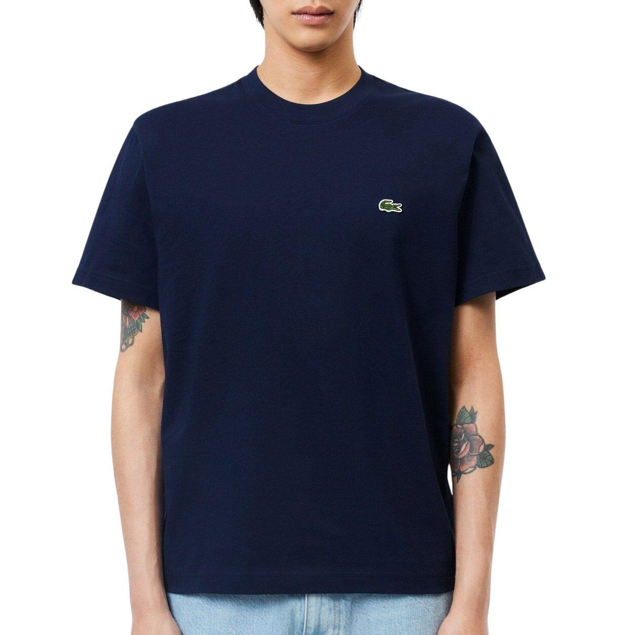 Koszulki Lacoste Model Th7318 Tee-shirt Kolor Niebieski