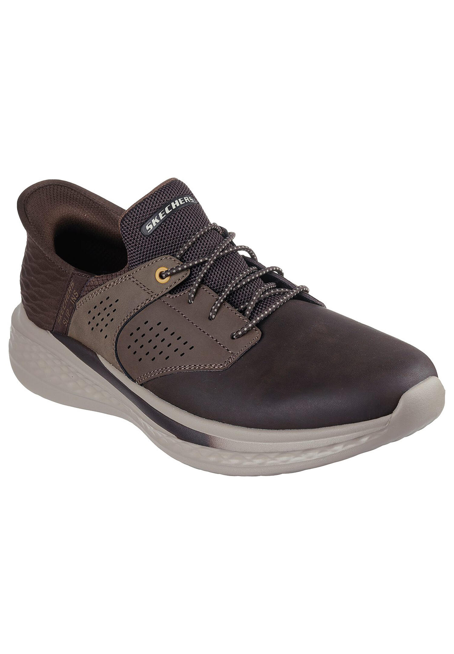 Buty SKECHERS SLADE - MACKLIN Brązowy