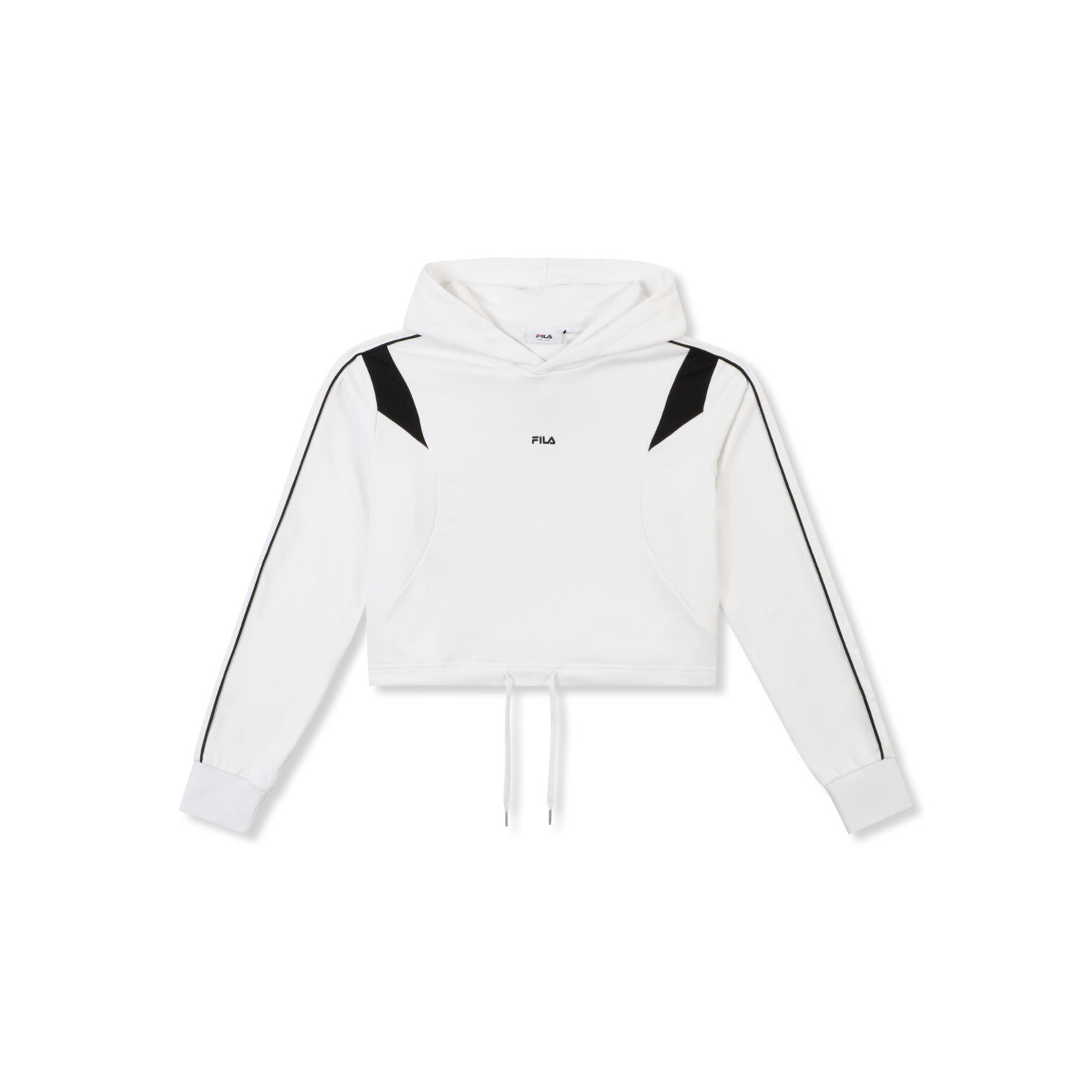 Damska bluza z kapturem crop Fila Rivoli Relaxed