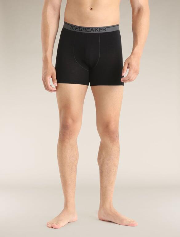ICEBREAKER Bokserki męskie M Anatomica Boxers black-XXL