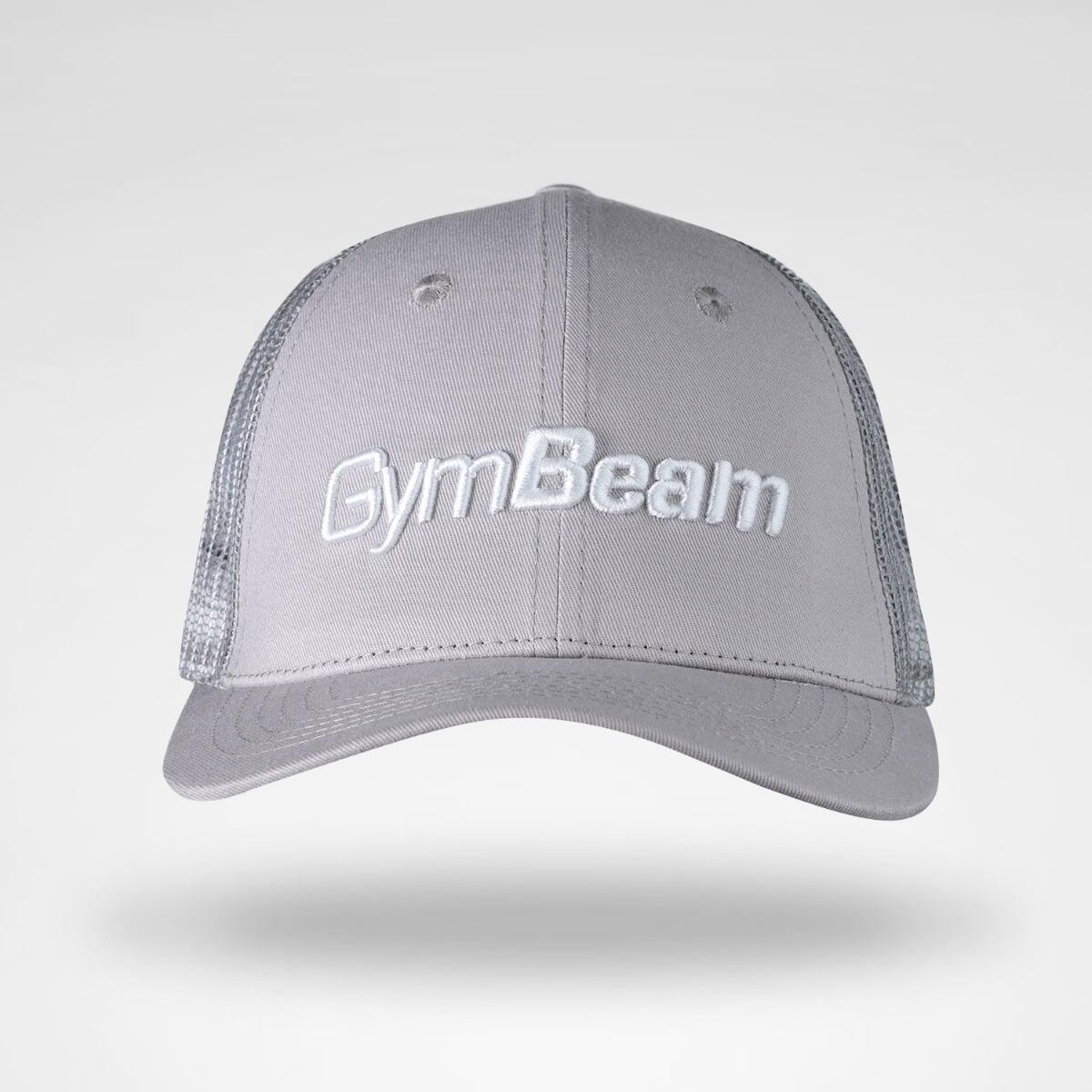 Bejsbolówka unisex fitness z wentylacją szara Mesh Panel Cap