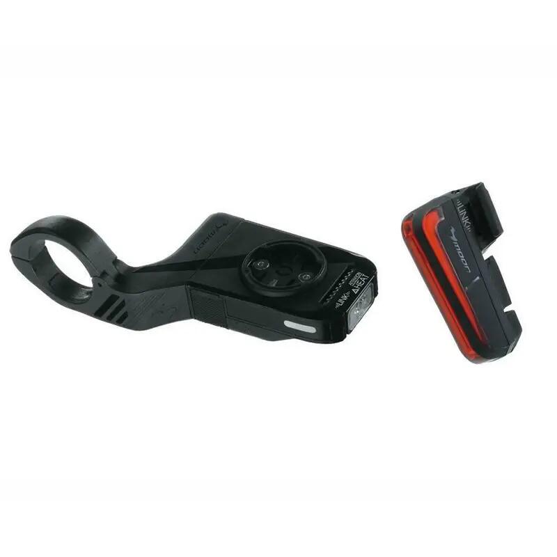 Zestaw oświetlenia rowerowego przedniego i tylnego Moon MX 2.4G Garmin/Wahoo Cer