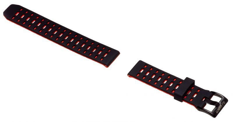 Pasek do Garett Sport 25 GPS, czarno-czerwony